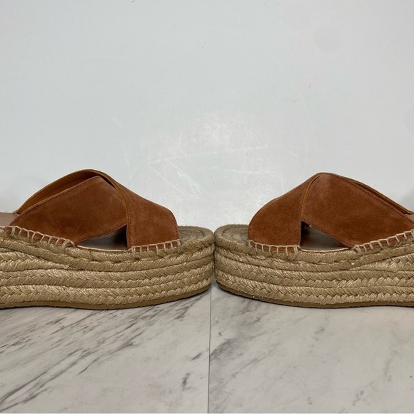 Rag & Bone Hera Brown Espadrille Wedge Sandal 40 10 - Picture 5 of 14